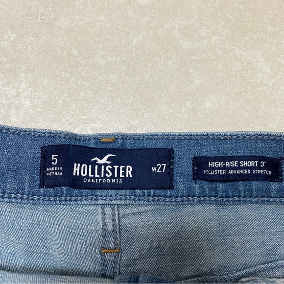 Hollister - 3” High Rise Jean Shorts - Picture 4 of 4